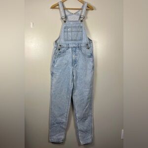 Vintage 90s Guess Georges Marciano Light Wash Denim Bib Overalls Mens Sz S USA